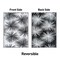 World Rug Gallery Floral Tropical Reversible Recycled Plastic 5' X 7' Black Outdoor Rug 6075BLACK5X7 - alternate 5